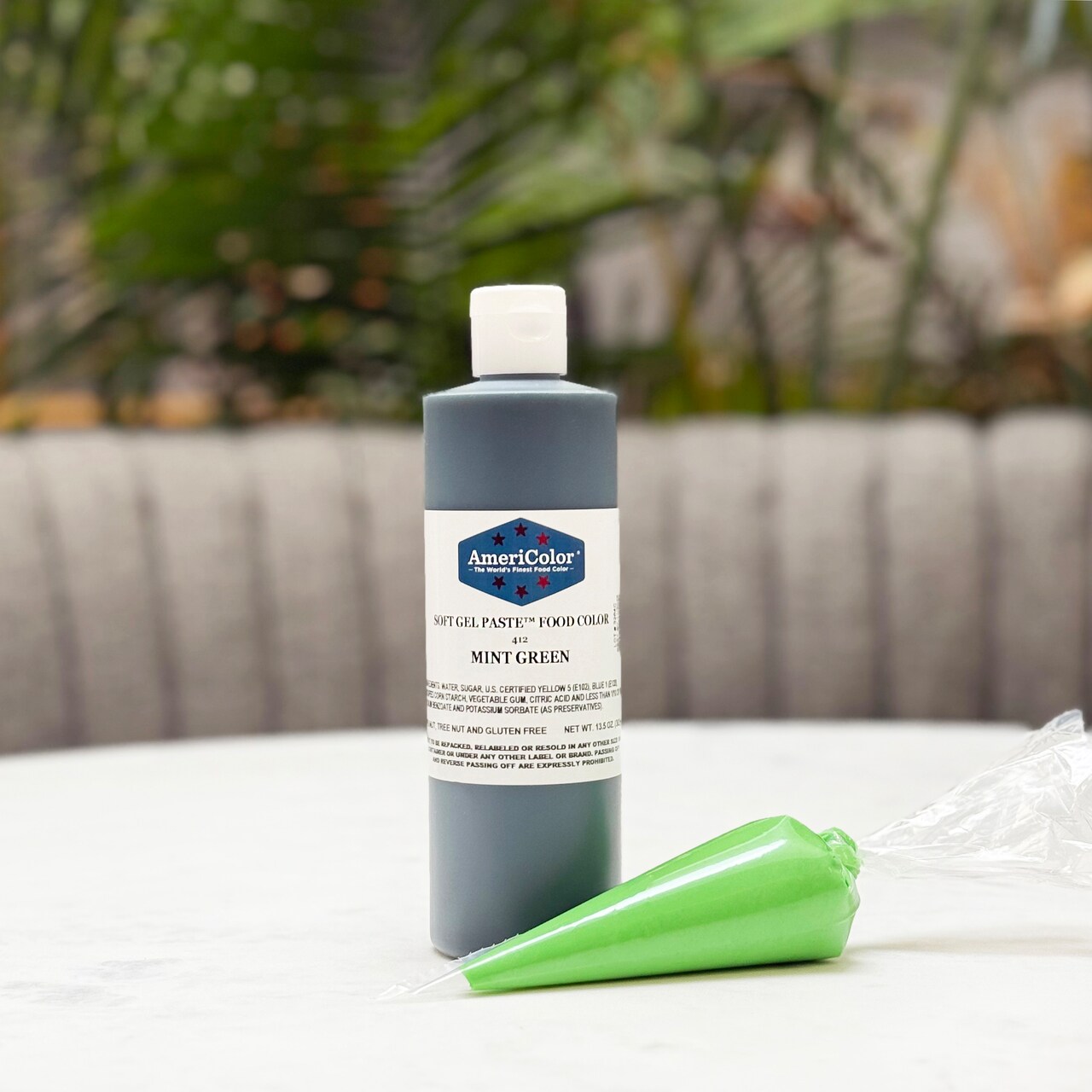 AmeriColor, Mint Green, 13.5 Ounce, Soft Gel Paste Food Color